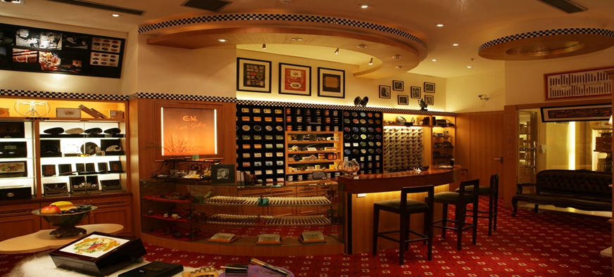 浦東如意紅酒雪茄品鑒會所設(shè)計案例